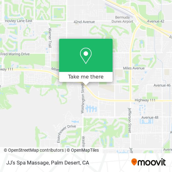 JJ's Spa Massage map