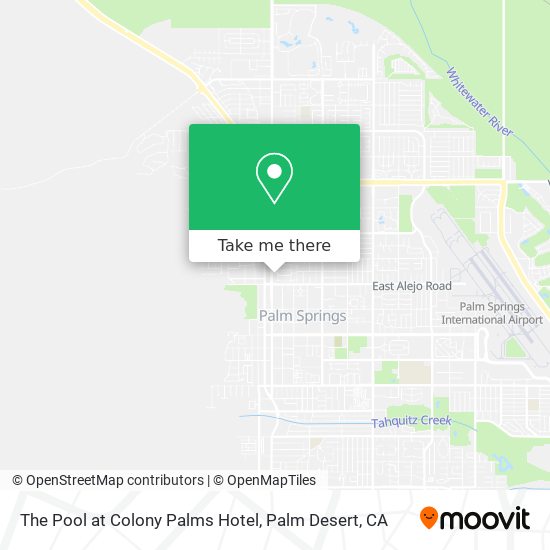 Mapa de The Pool at Colony Palms Hotel