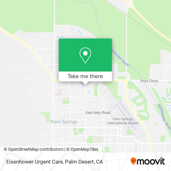 Eisenhower Urgent Care map