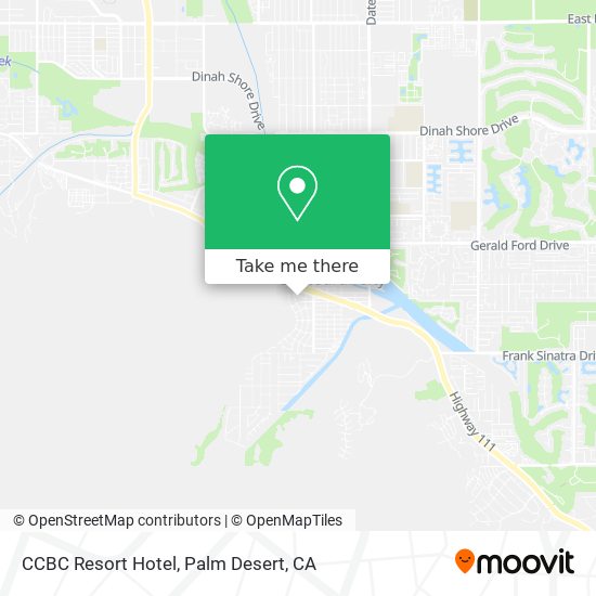 Mapa de CCBC Resort Hotel