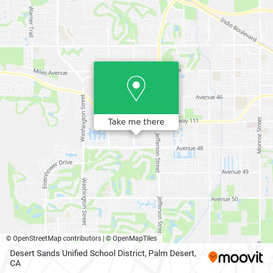Desert Sands Unified School District map