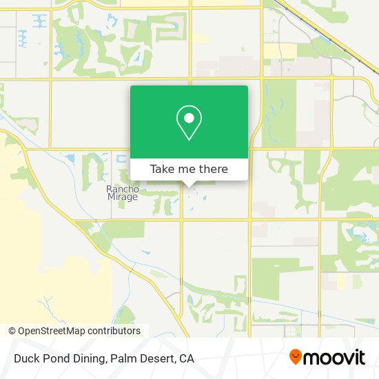 Duck Pond Dining map