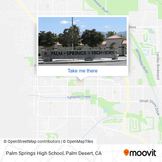 Mapa de Palm Springs High School