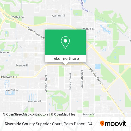 Riverside County Superior Court map