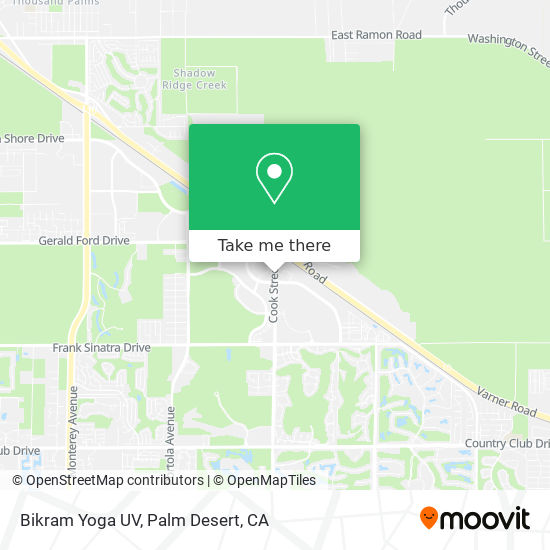 Mapa de Bikram Yoga UV