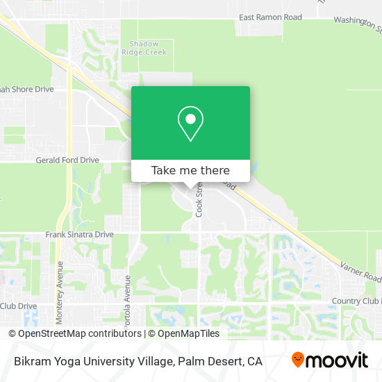 Mapa de Bikram Yoga University Village