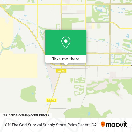 Mapa de Off The Grid Survival Supply Store