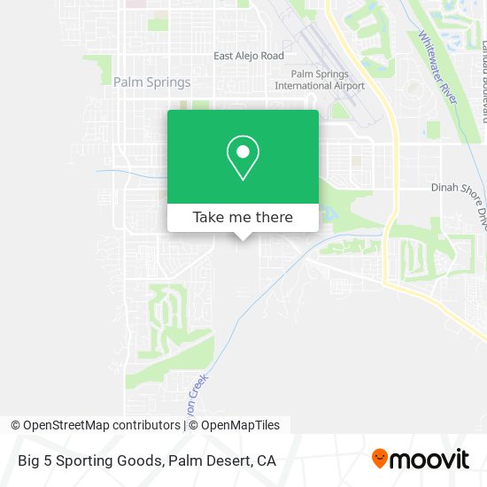 Big 5 Sporting Goods map