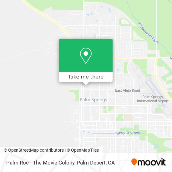 Mapa de Palm Roc - The Movie Colony