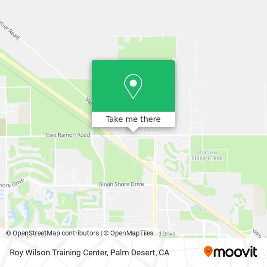 Roy Wilson Training Center map