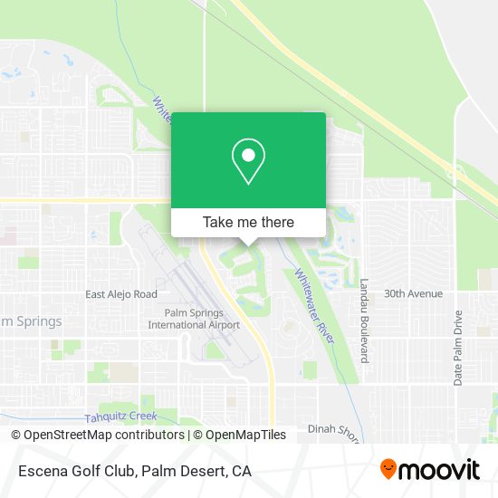 Escena Golf Club map