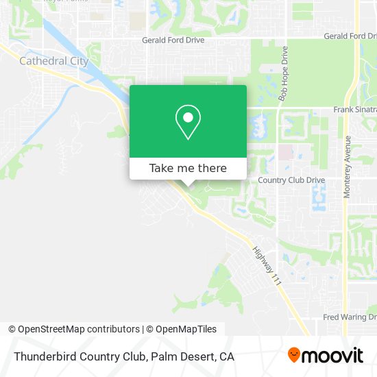 Thunderbird Country Club map