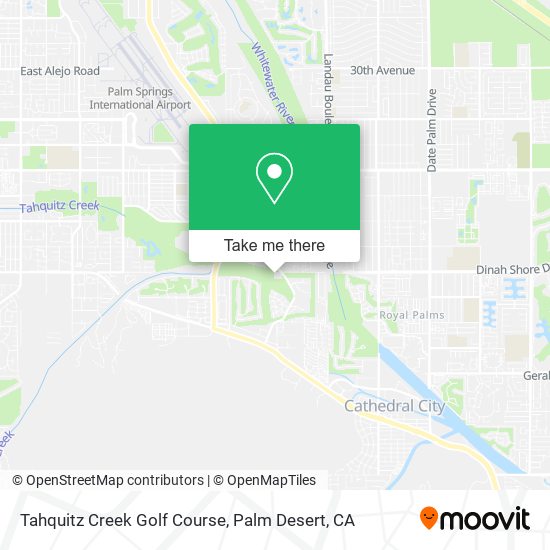 Tahquitz Creek Golf Course map