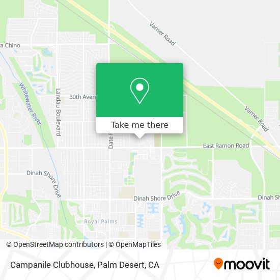 Campanile Clubhouse map