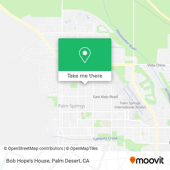 Bob Hope's House map
