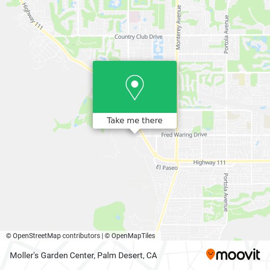 Ver Mapa De Usa Cómo Llegar A Moller's Garden Center En Palm Desert En Autobús?