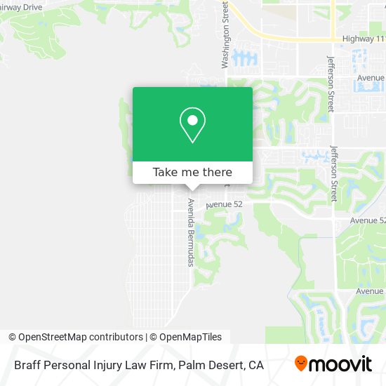 Braff Personal Injury Law Firm map
