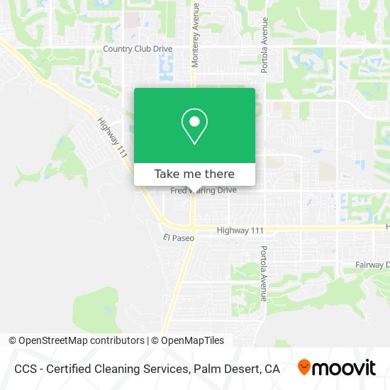 Mapa de CCS - Certified Cleaning Services