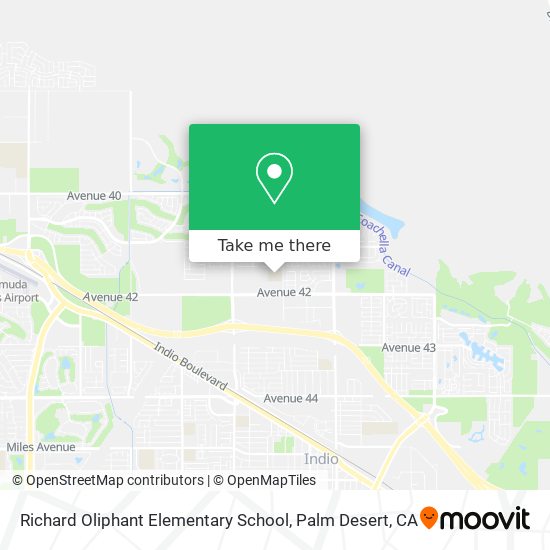 Mapa de Richard Oliphant Elementary School