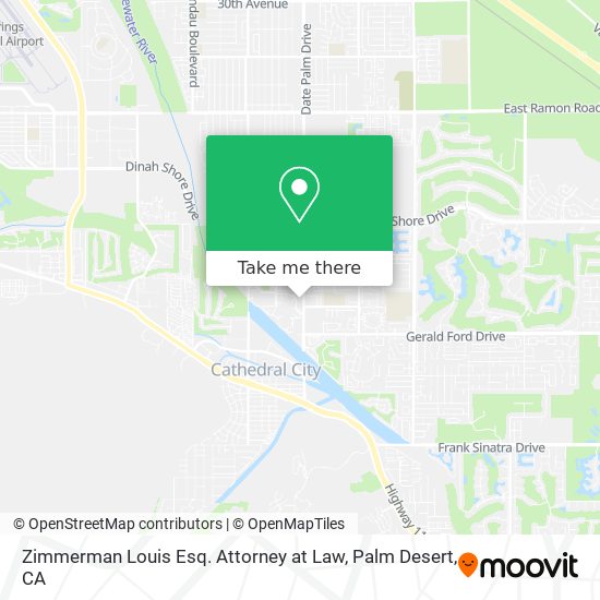 Mapa de Zimmerman Louis Esq. Attorney at Law