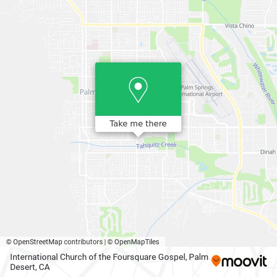 International Church of the Foursquare Gospel map