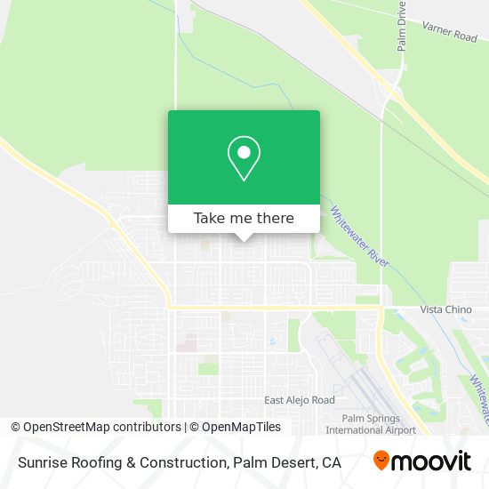 Sunrise Roofing & Construction map