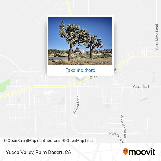 Yucca Valley map