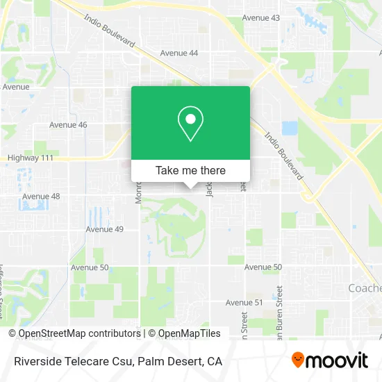 Riverside Telecare Csu map