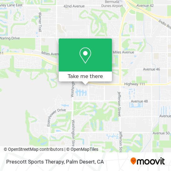 Prescott Sports Therapy map