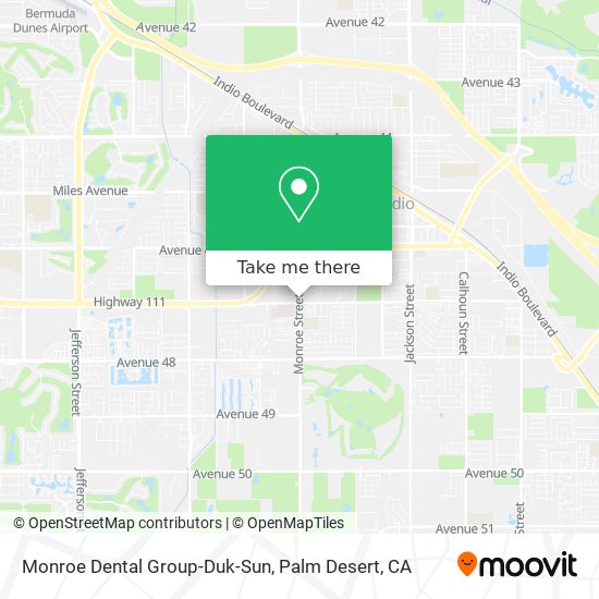 Mapa de Monroe Dental Group-Duk-Sun