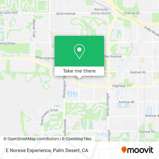 E Norese Experience map