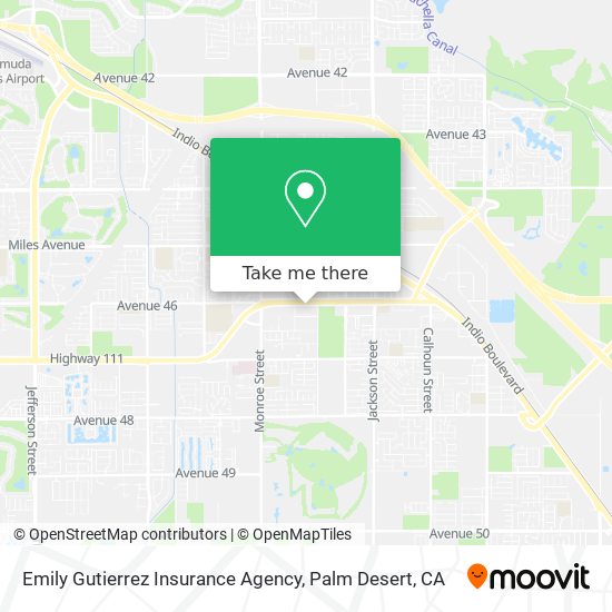 Emily Gutierrez Insurance Agency map