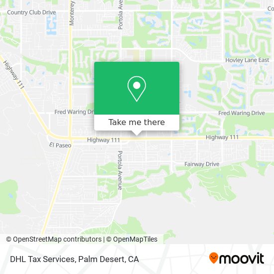 DHL Tax Services map