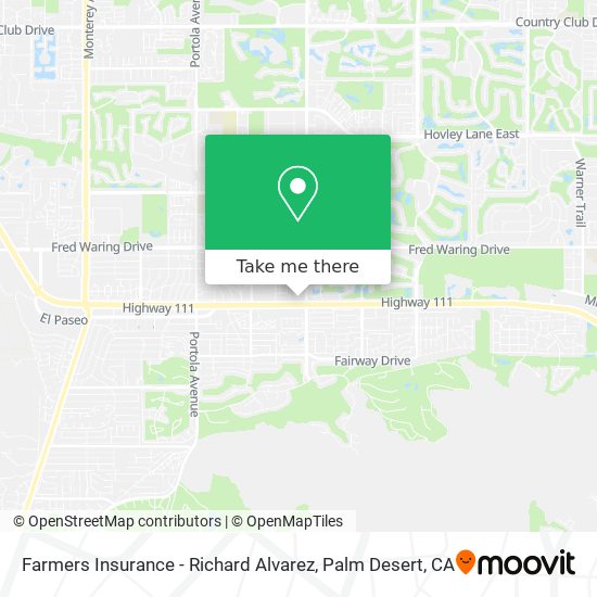 Mapa de Farmers Insurance - Richard Alvarez
