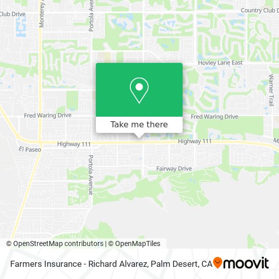 Farmers Insurance - Richard Alvarez map