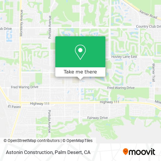 Astonin Construction map