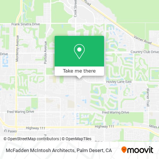 McFadden McIntosh Architects map