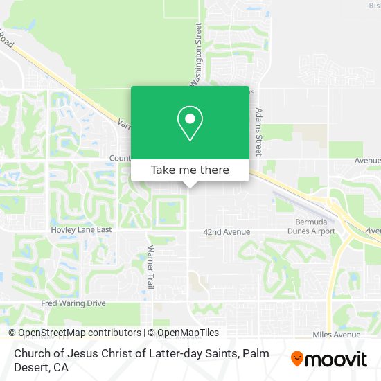 Mapa de Church of Jesus Christ of Latter-day Saints