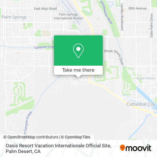 Mapa de Oasis Resort Vacation Internationale Official Site