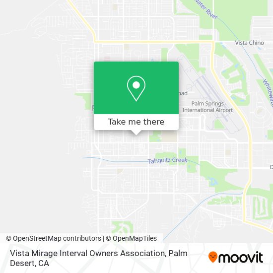 Vista Mirage Interval Owners Association map