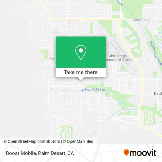 Mapa de Boost Mobile