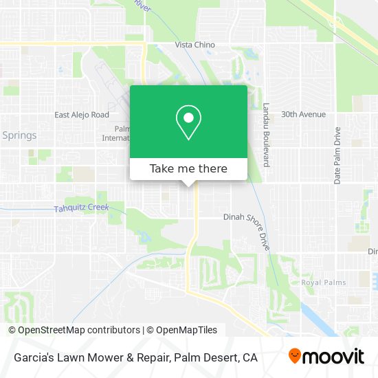 Garcia's Lawn Mower & Repair map