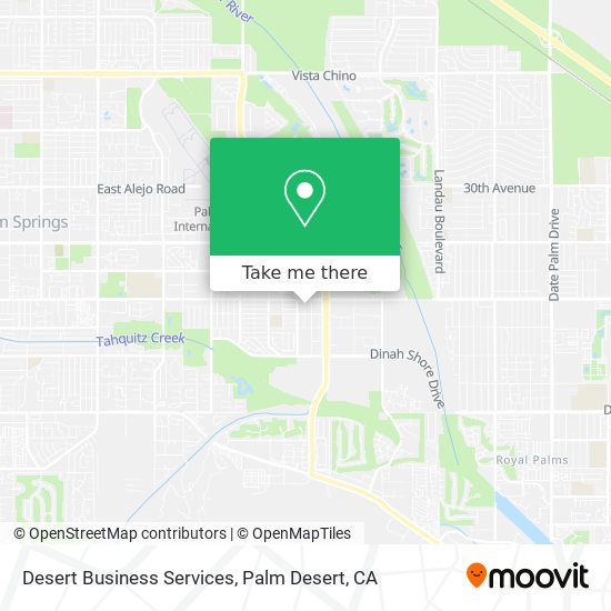 Desert Business Services map