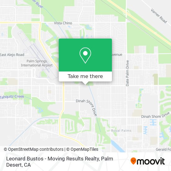 Leonard Bustos - Moving Results Realty map
