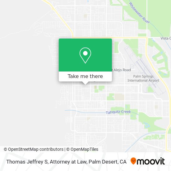 Mapa de Thomas Jeffrey S, Attorney at Law