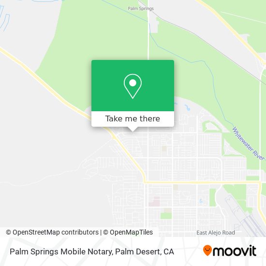 Palm Springs Mobile Notary map