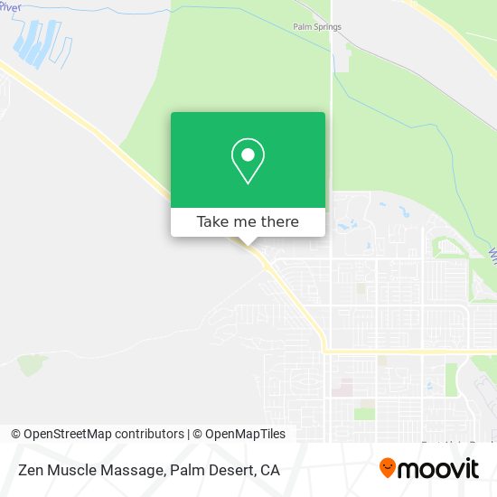 Zen Muscle Massage map