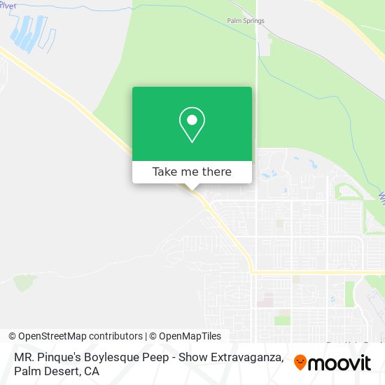 MR. Pinque's Boylesque Peep - Show Extravaganza map