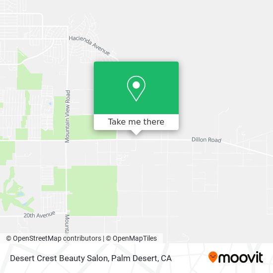 Desert Crest Beauty Salon map