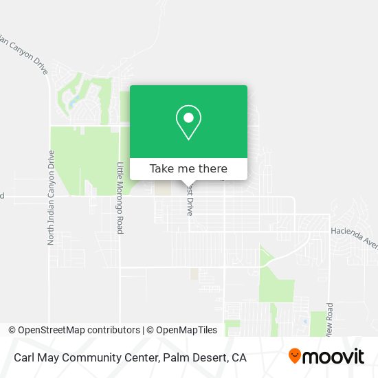 Carl May Community Center map